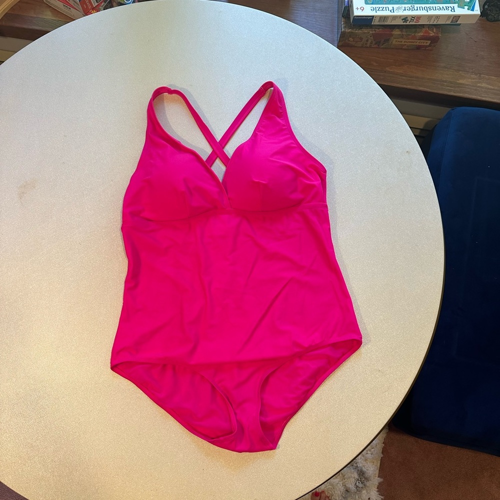 torrid Hot Pink One-Piece Swimsuit